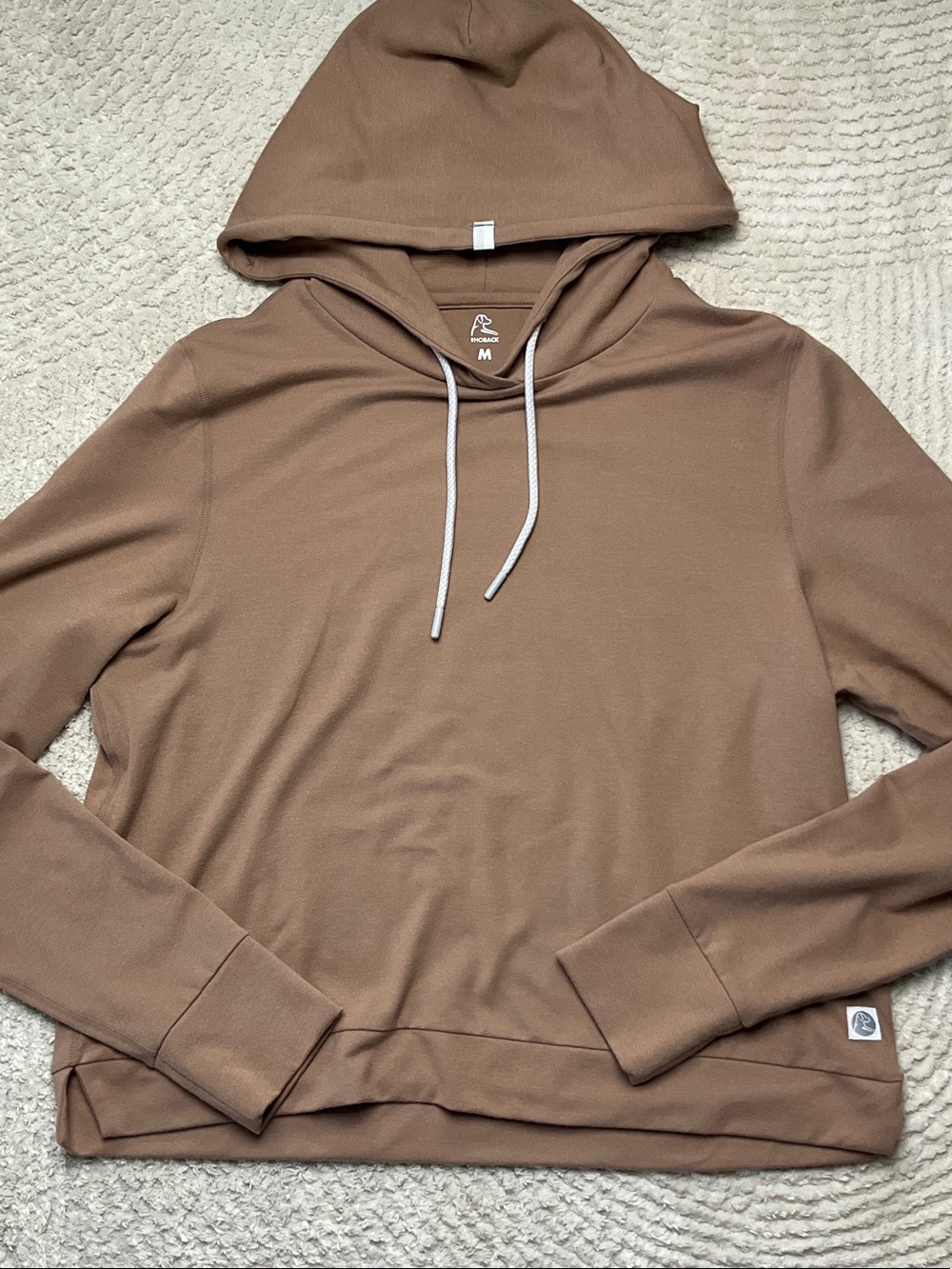 Rhoback Tempo Hoodie with White Drawstrings Women’s Size Medium